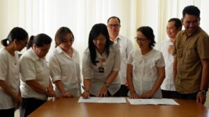 Penandatanganan kerja sama dengan pihak CV. Seraung Indonesia